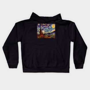 Starry Night Kids Hoodie